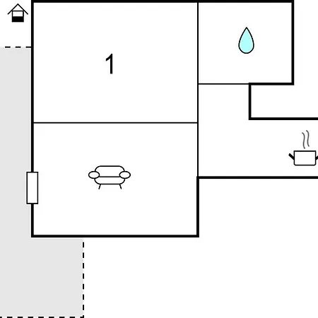 1 Bedroom Gorgeous In *